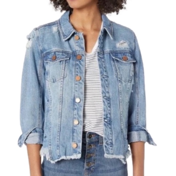 Blank NYC Jackets & Blazers - Blank NYC Distressed Jean Jacket